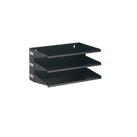 Portadocumenti Sorter Rack 3 scomparti nero DURABLE