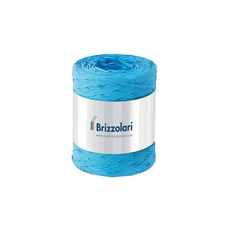 Rafia sintetica 6802 5mmx200mt colore azzurro 06 Brizzolari