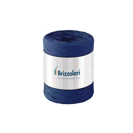 Rafia sintetica 6802 5mmx200mt colore blu scuro 37 Brizzolari