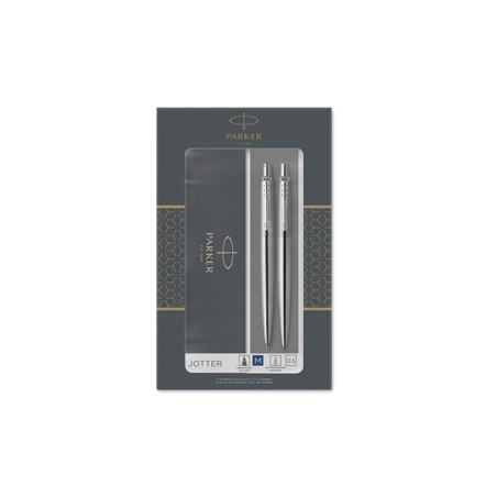 Gift Set portamine 0,5mm + sfera M Jotter stainless steel CT Parker