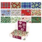 Scatola 100fg carta regalo Raso Country Natale 70X100cm Rex Sadoch