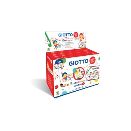 Set 12 astucci da 6 pennarelli Turbo Color Party Gifts Giotto