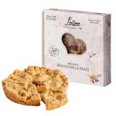 Torta Sbrisola Classica Mandorla e Mais 200gr - Loison