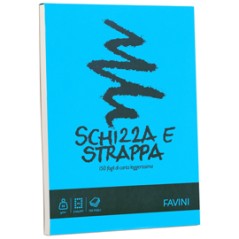 Blocco SCHIZZASTRAPPA 150fg 50gr A4 210x297mm FAVINI