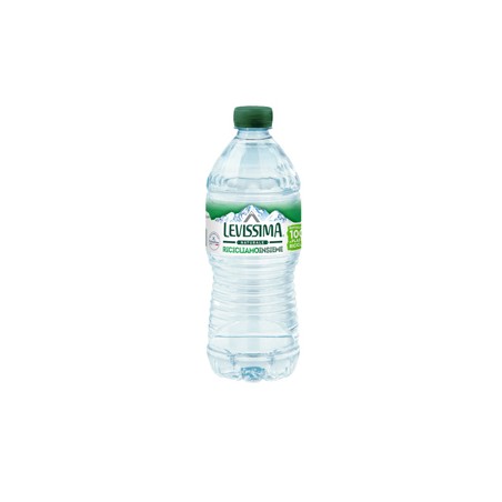 Acqua naturale bottiglia PET 100 riciclabile 500ml Levissima