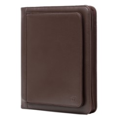 Portablocco Office ecopelle c/zip dim. 26x34x4cm marrone INTEMPO