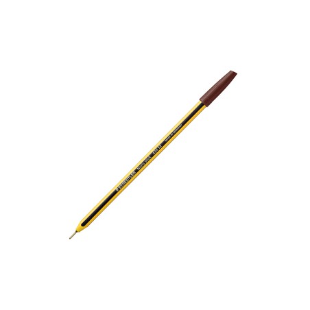 Scatola 10 penna a sfera 434 Noris Stick marrone 1,0mm STAEDTLER