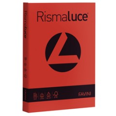 Carta RISMALUCE 140gr A4 200fg rosso scarlatto 61 FAVINI