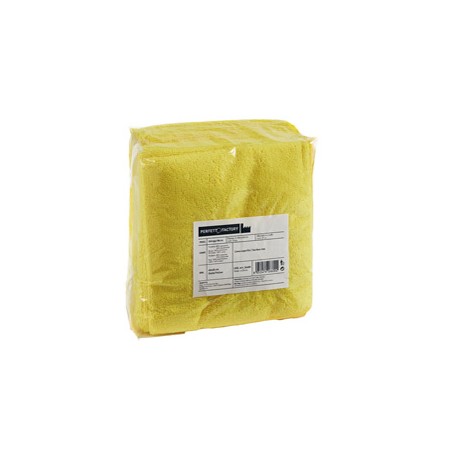 Pack 10 Panni microfibra 40x40cm giallo Ultrega PERFETTO