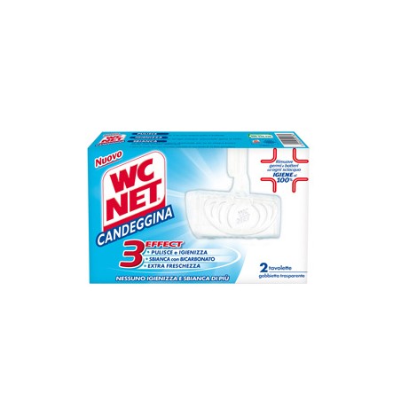 WC NET tavoletta solida Candeggina Extra White x 2