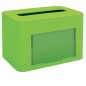 Dispenser personalizzabile verde lime per Tovaglioli interfogliati Papernet