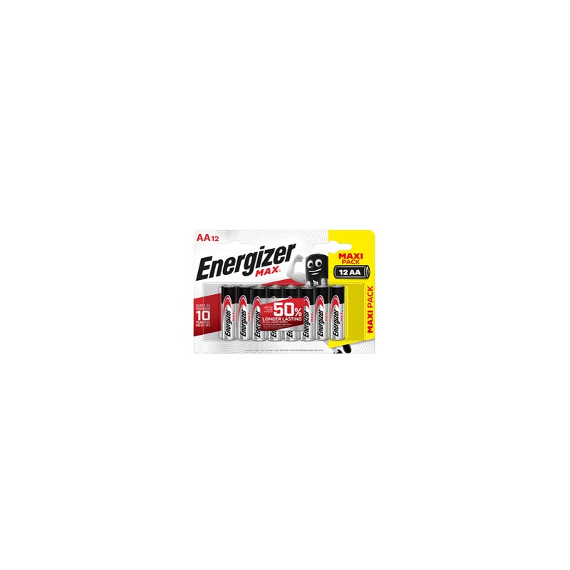 Blister 12 pile stilo AA - Energizer Max