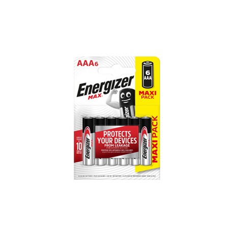 Blister 6 pile ministilo AA A - Energizer Max