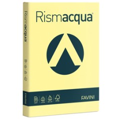 Carta RISMACQUA 140gr A4 200fg giallo chiaro 07 FAVINI