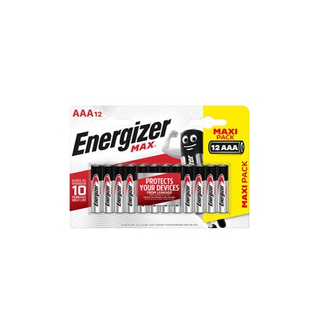 Blister 12 pile ministilo AA A - Energizer Max