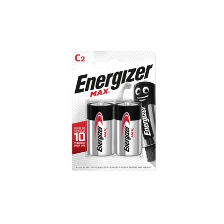 Blister 2 pile mezza torcia C - Energizer Max