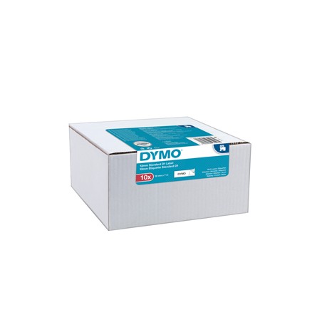 Value Pack 10 Nastri Dymo Tipo D1 (12mmX7mt) nero/bianco S0720530