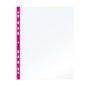 25 Buste forate c/ banda fucsia NEON 22X30cm Favorit