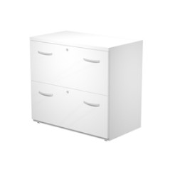 Classificatore 2 cassetti per cart.sosp. 80x46x73cm Bianco - AGORA'