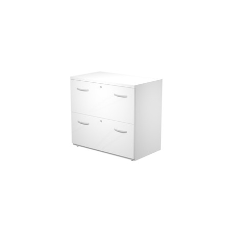 Classificatore 2 cassetti per cart.sosp. 80x46x73cm Bianco - AGORA'