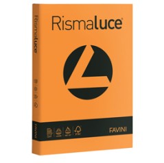 Carta RISMALUCE 200gr A4 125fg arancio 56 FAVINI