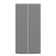 Pannello fonoassorbente 80x29,5cm Grigio Moody