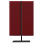 Piantana a 2 pannelli Moody Rosso H160