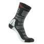 Pack 3 paia calze corte tecniche Tg. L nero Air U-Power