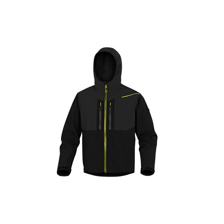 Giacca softshell Horten 2 Tg. M nero/giallo