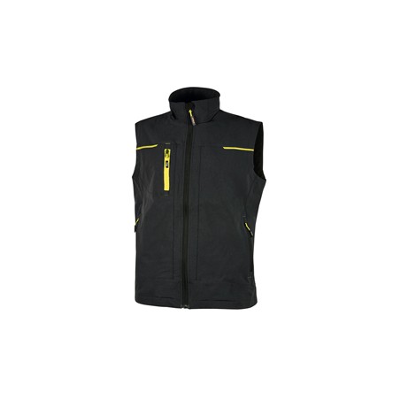 Gilet da lavoro Saturn nero/giallo Taglia M U-Power