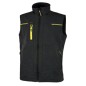 Gilet da lavoro Saturn nero/giallo Taglia M U-Power