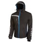 Giacca softshell Quick nero/blu Taglia L U-Power