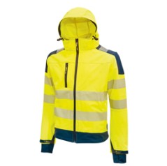 Giacca Softshell alta visibilitA' Miky giallo fluo Taglia XXL U-Power