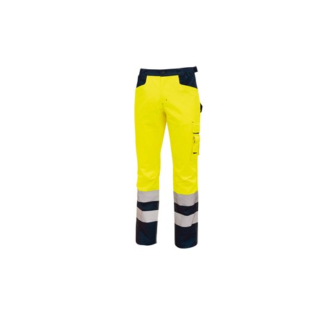 Pantalone invernale alta visibilitA' Beacon giallo fluo Taglia M U-Power