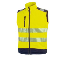 Gilet alta visibilitA' softshell Dany giallo fluo Taglia L U-Power