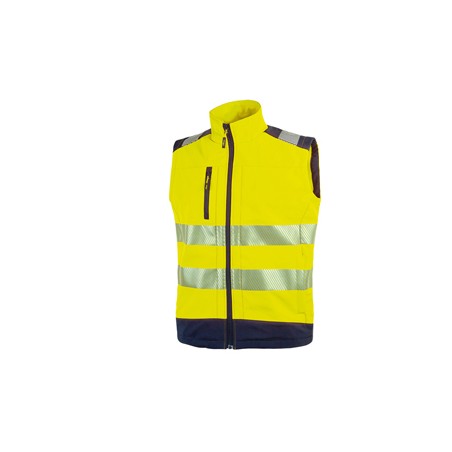 Gilet alta visibilitA' softshell Dany giallo fluo Taglia L U-Power