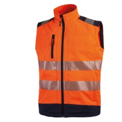 Gilet alta visibilitA' softshell Dany arancio fluo Taglia L U-Power