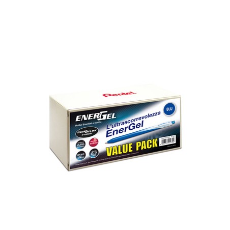 Valuepack 20+4 roller ENERGel Slim BL437 blu 0.7mm Pentel