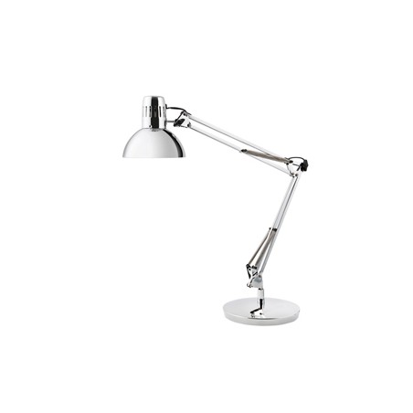 Lampada da tavolo Architect silver Alba