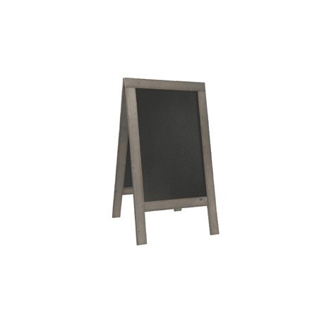 Lavagna Nature 131x72,7x72cm legno grigio SANDWICH Securit