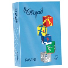 Carta LECIRQUE A4 160gr 250fg azzurro reale 204 FAVINI