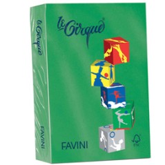 Carta LECIRQUE A4 160gr 250fg verde bandiera 208 FAVINI