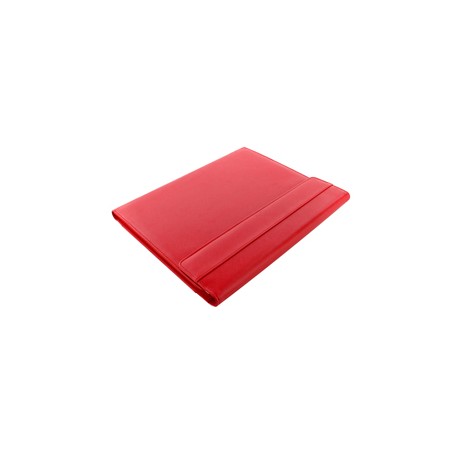 Portablocco Saffiano 32,1x25,5x3cm similpelle Rosso chius. magnetica Filofax