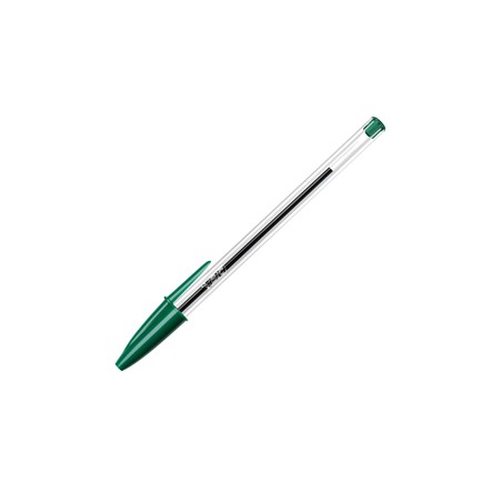 Scatola 50 penna sfera CRISTALÂ® medio 1,0mm verde BICÂ®