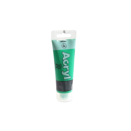 Colore Acryl fine tubo da 75ml verde brillante 610 Primo