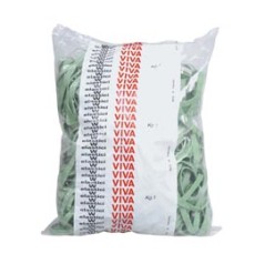 ELASTICO FETTUCCIA VERDE Ã˜150 T8 SACCO DA 1KG