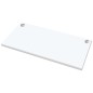 Piano di lavoro per scrivania Cambio - 140x80x2,5cm - bianco Fellowes