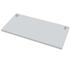 Piano di lavoro per scrivania Cambio - 160x80x2,5cm - grigio Fellowes