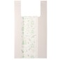 Scatola 500 Shoppers bianchi MIDI 16Âµ 28x50CM 7+7cm Mater-Bi