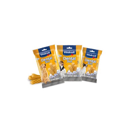 Confezione da 7 Snacks Dental 3in1 - misura XS (cani 5kg) F.to 70gr